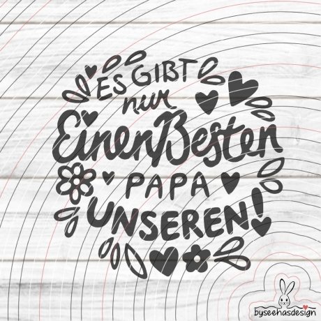 Bester Papa Plotterdatei SVG DXF 