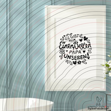 Bester Papa Plotterdatei SVG DXF 