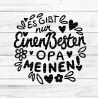 Bester Opa Plotterdatei SVG DXF FCM