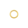 O-Ring 2 Stk. 20,25,30mm Goldfarben Rundring Metall Messing