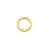 O-Ring 2 Stk. 20,25,30mm Goldfarben Rundring Metall Messing