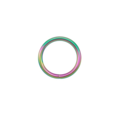 O-Ring 2 Stk. 20,25,30mm Regenbogen Rundring Metall