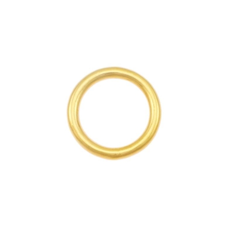 O-Ring 2 Stk. 20,25,30mm Goldfarben Rundring Metall Messing