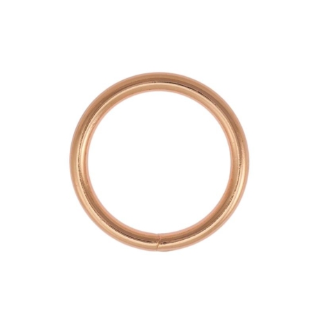 O-Ring 10 Stk. 20,26,30mm Rosé Gold Rundring Metall