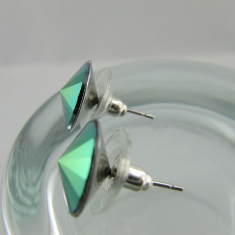 Ohrstecker Crystal  Scarabaeus Green