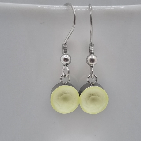 Ohrringe mit Swarovski® Chaton Gelb Powder Yellow (O137)