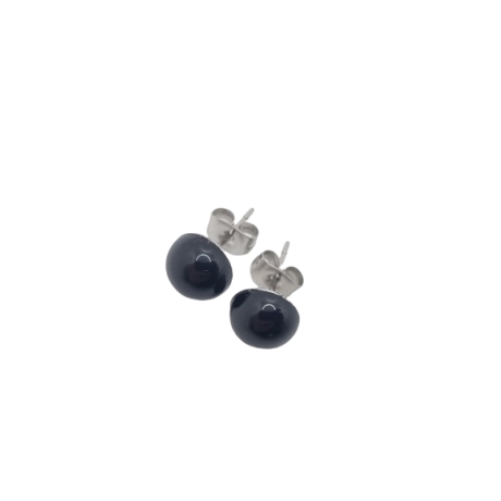 Ohrstecker Onyx Schwarz  (O140)