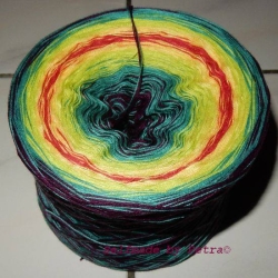 Wolle-Bobbel, Farbverlaufsgarn, 4-fädig