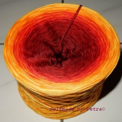 Wolle-Bobbel, Farbverlaufsgarn, 4-fädig