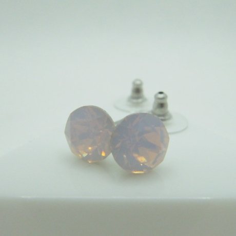 Ohrstecker Chaton Rose Opal (O71)