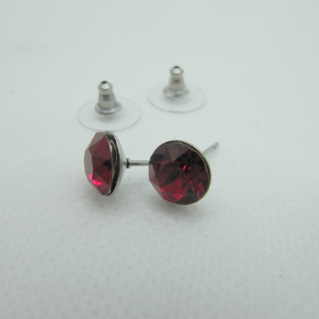 Ohrstecker Chaton Rot Siam (O71)