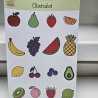 Stickerbogen Obstsalat