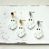 Gespenst Ohrhänger aus Polymer Clay & Edelstahl | Halloween