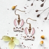 Hasen Ohrhänger | Süßer Ohrschmuck für Ostern & Geschenkidee