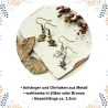 Ohrhänger kleine Hexe | Ohrschmuck für Herbst & Halloween