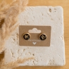 Zauberhafte 24K-Vergoldete Ohrstecker mit echten Blüten