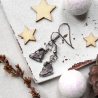 Ohrringe Schlittschuhe • Ohrhänger | Ohrschmuck | Weihnachten