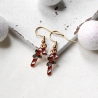 Weihnachtliche Ohrringe Zuckerstange • Ohrhänger | Ohrschmuck