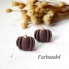 Kürbis • Ohrstecker Polymer Clay | Ohrschmuck | Herbst
