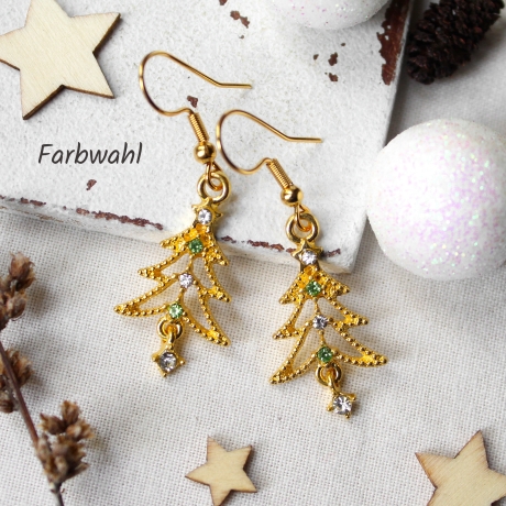 Ohrringe Weihnachtsbaum • Ohrhänger | Ohrschmuck | Weihnachten