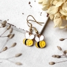 Ohrringe kleine Bienen • Ohrschmuck | Ohrhänger | Honigbiene