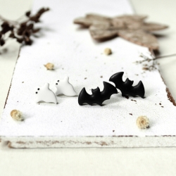 Ohrstecker Geister & Fledermäuse | Polymer Clay Ohrringe