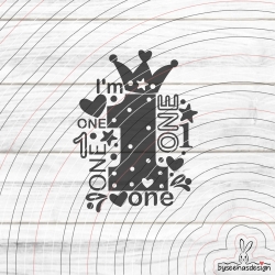 I'm one Plotterdatei SVG DXF 