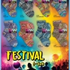 Opal Festival, 6-fädige Sockenwolle, Farbe 11427