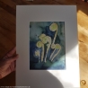 Aquarell Farnization mit Passepartout