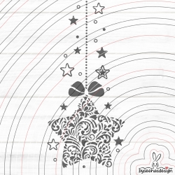 Ornament Stern Plotterdatei SVG DXF 