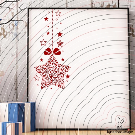Ornament Stern Plotterdatei SVG DXF 