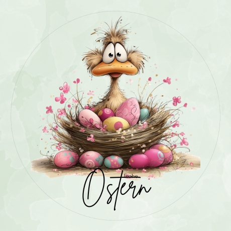 Individuelle Tortenaufleger – Digitale Datei - Ostern Hasen Gans