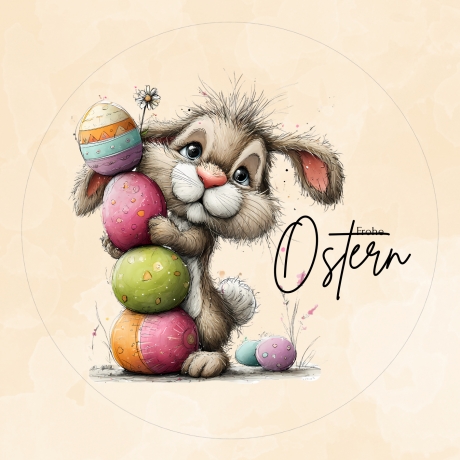 Individuelle Tortendeko/-aufleger – Esspapier - Ostern Hasen Gans