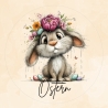 Individuelle Tortendeko/-aufleger – Esspapier - Ostern Hasen Gans