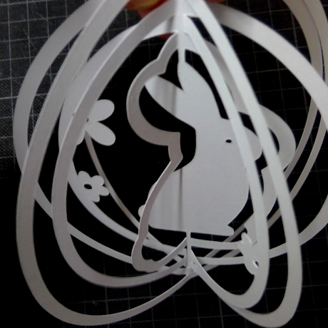 Osterhase im Ei Plotterdatei SVG DXF FCM