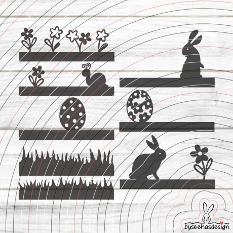 Osterhasen Plotterdatei SVG DXF