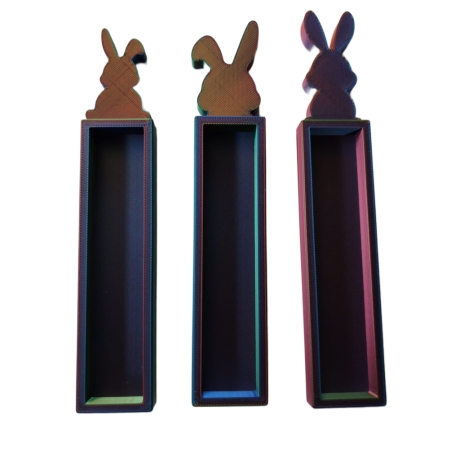 1X Osterhasenhalter für Kinderschokolade oder Duplo