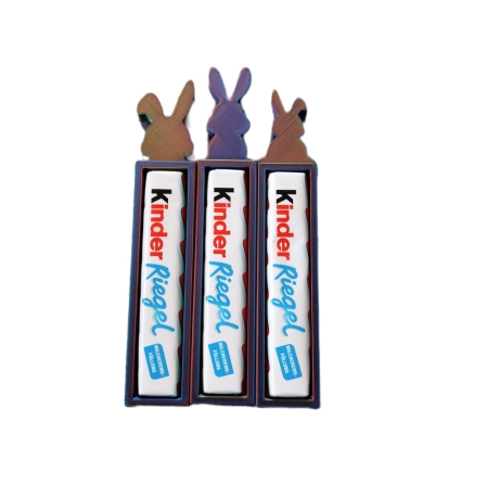 1X Osterhasenhalter für Kinderschokolade oder Duplo