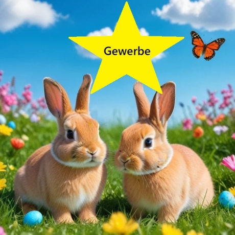 Ferberline Osterhasikalender 2025 kleingewerbliche Nutzung