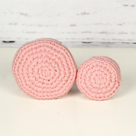 Rosa Osterkörbchen mit Henkel | Perfektes Osternest & Deko