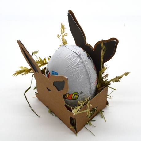 Plotterdatei Hasenkorb Osternest Ostern Hase