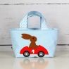 Hase im Auto ~ Osterkörbchen | Ostertasche | Ostern | Tasche