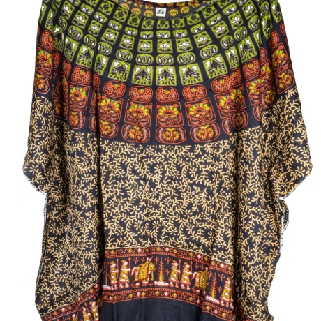 Damen-Kaftan, Handarbeit aus Bali, 110x88 cm, Unikat