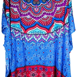 Damen-Kaftan, Handarbeit aus Bali, bunt, Größe 110x88 cm