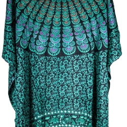 Damen-Kaftan, Handarbeit aus Bali, bunt, Größe 110x88 cm