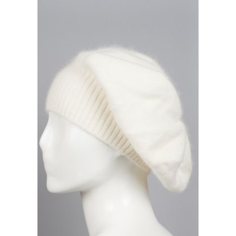 Original Orenburger Damen-Barett, weiss, 52-58 cm, neu