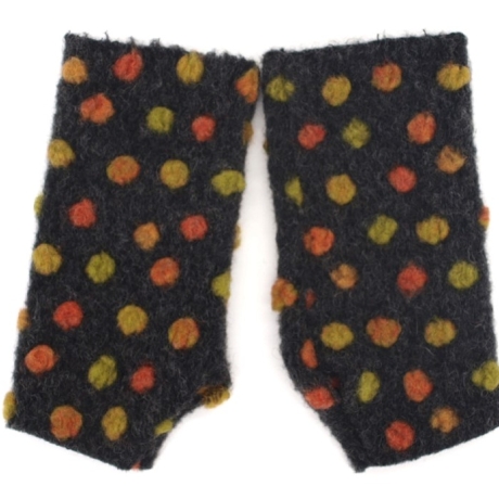 Armstulpen Pulswärmer Stulpen Daumenloch Musterwalk Walk 