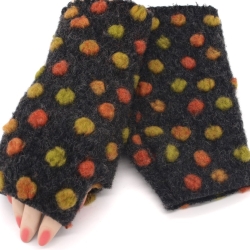 Armstulpen Pulswärmer Stulpen Daumenloch Musterwalk Walk 