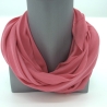 SCHLAUCHSCHAL LOOP SEIDENJERSEY 100% reine Seide rosa