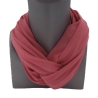 SCHLAUCHSCHAL LOOP SEIDENJERSEY 100% reine Seide rosa
